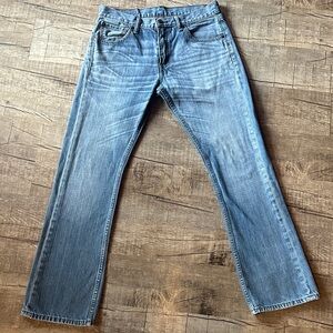 Levi's 527 Light Blue Straight Leg Jeans